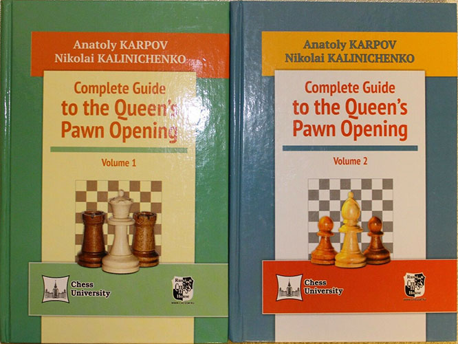 Two Chess Books: Karpov, Kalinichenko.Complete Guide to the Quin's Pawn  Opening